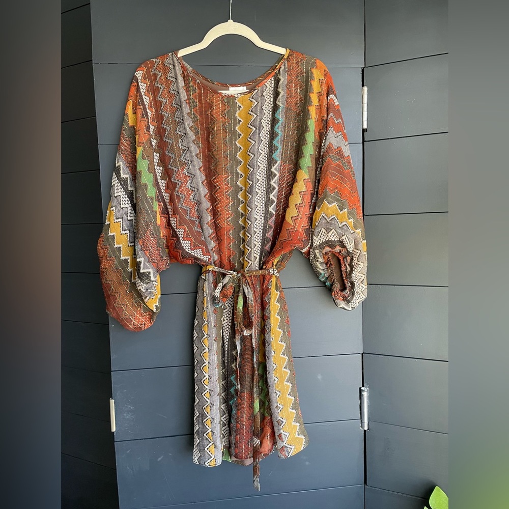 Boho Print Mini Dress- Parker